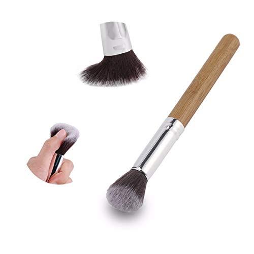 AnHua AnHua 11 Pcs Professional Natural Bamboo Makeup Brushes Powder Foundation Blending Brush Tool Set Women Beauty Brushes Kit