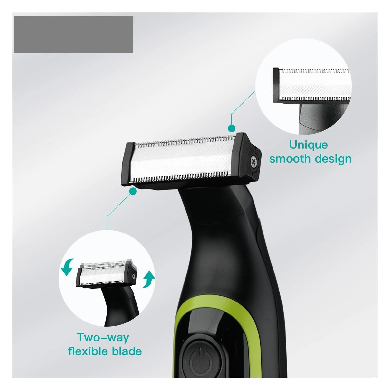 ONWEBAYK Razors V-G-R Shaver Waterproof Hair Trimmer Body Shaving Machine Face Razor Rechargeable Beard Trimmer Electric Shaver for Men V-017