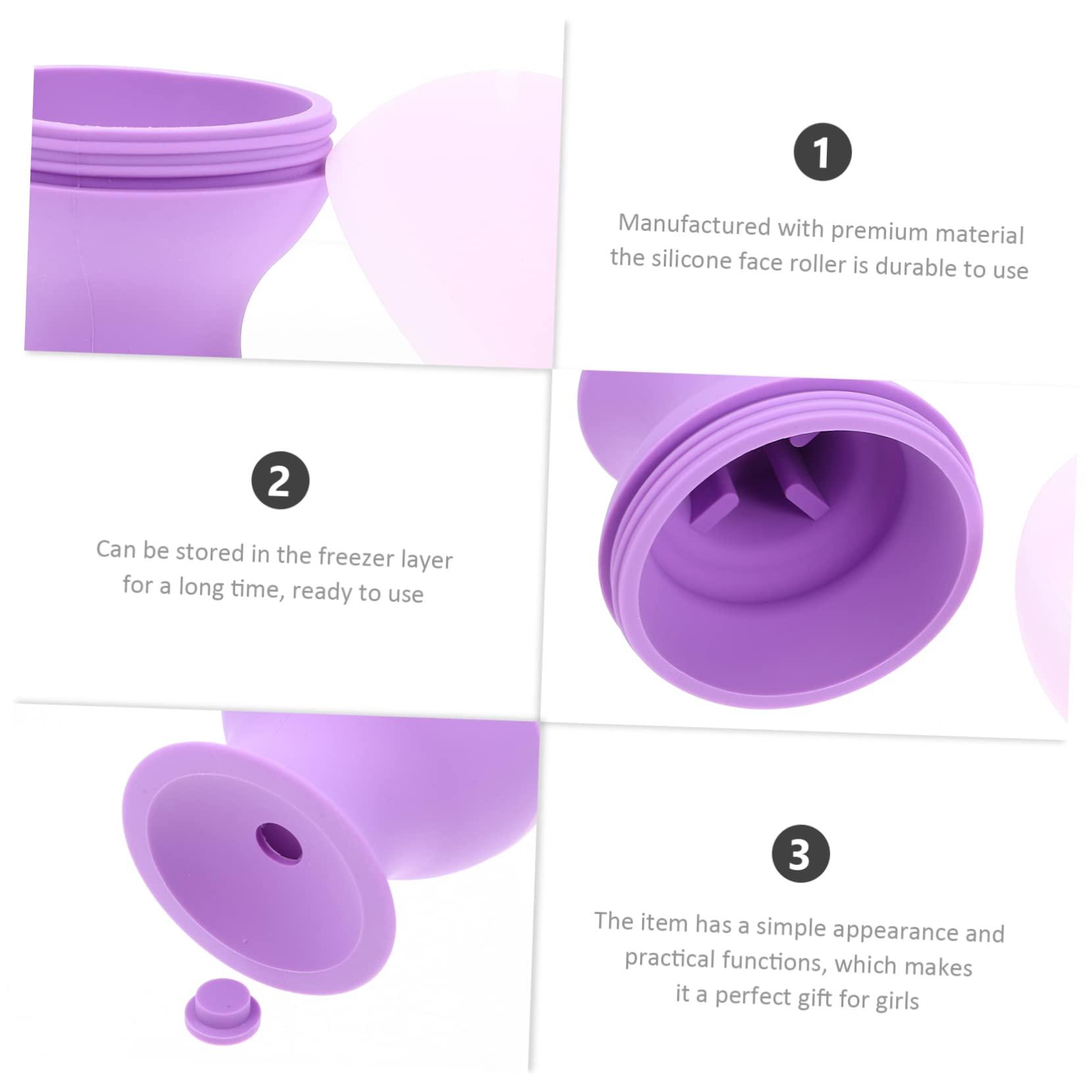 FOYTOKI FOYTOKI Ice Cube Tray Skin Care Massager Massage Tool Ice Face Cube Facial Massager Roller Skin Care Tools Face Tools for Skincare Skin Ice Roller Skincare Tools for Face Purple