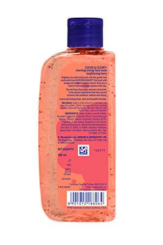 Clean & Clear Clean & Clear Morning Energy Berry Face Wash, 100ml