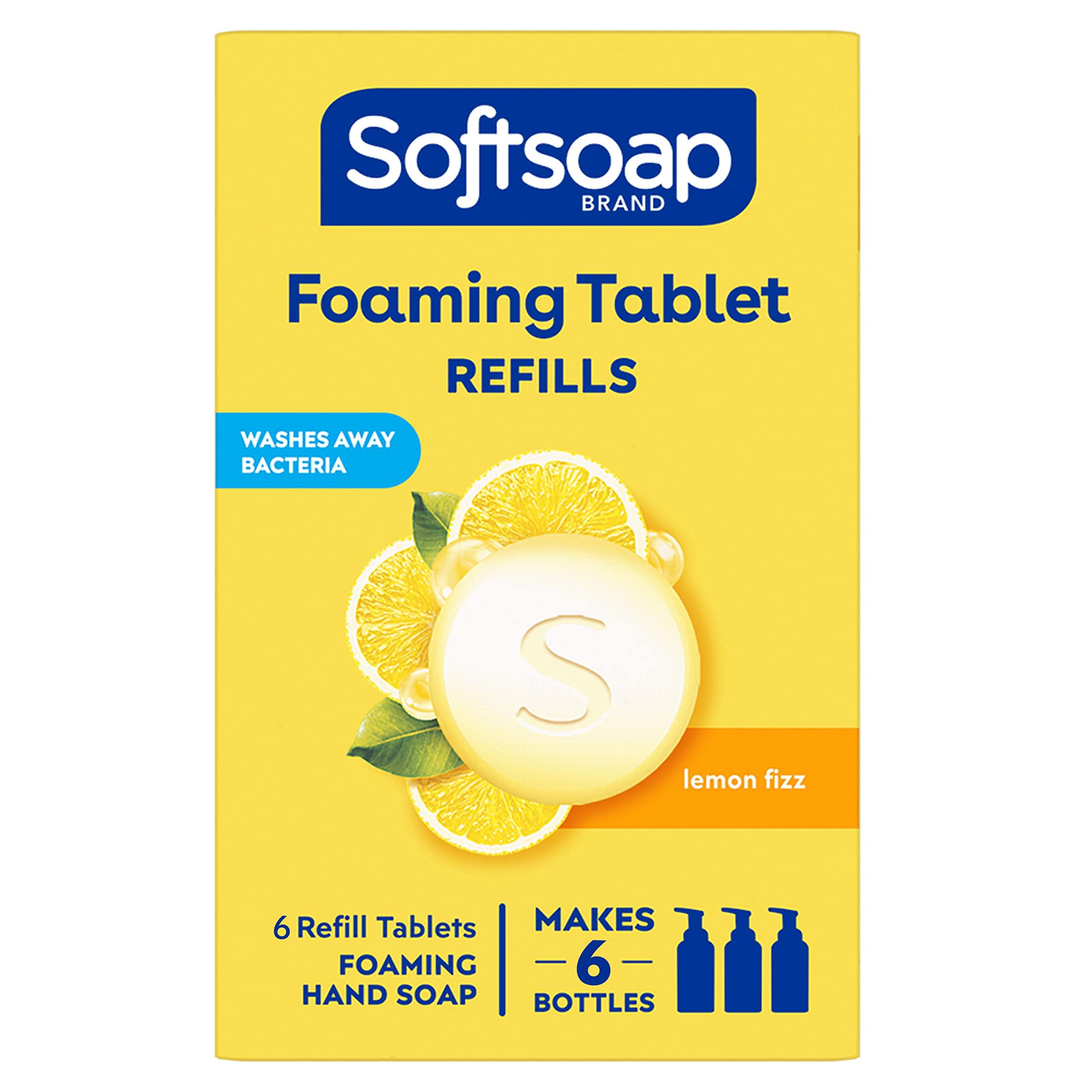Softsoap Softsoap Hand Soap Tablets, Foaming Hand Soap Refill Tablets, Lemon Fizz, 6 Tablets
