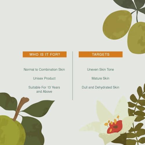 Nature\'s Haven Shop NH Certified Organic & 100% Face Wash w/Natural Tamanu, Kakadu Plum & Frankincense for Damaged & Pigmented Skin - 100 ml, Clear