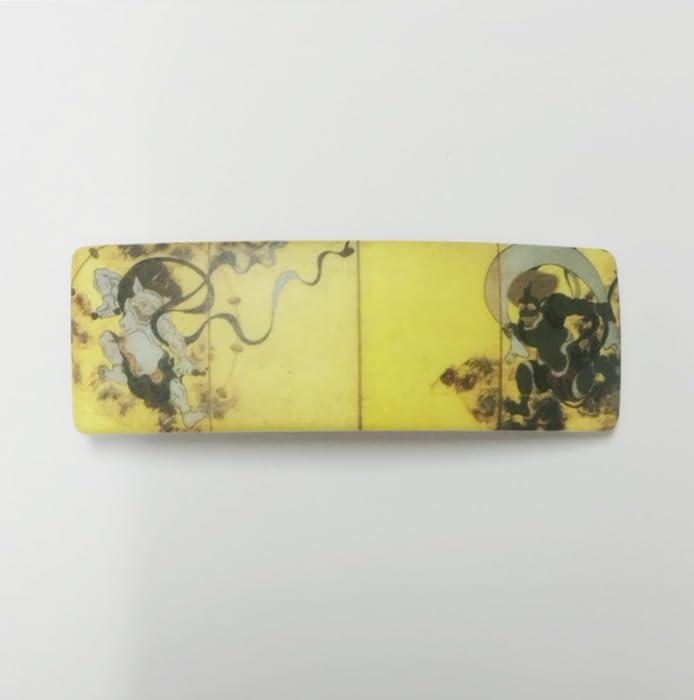 Generic Ship from japanHair tie elastic2 & Barretter SET japanese Raijin Ukiyo-e Buddhist art kn-20602325 (Hair tie elastic2 & Barretter Set) GEISYA MAIKO