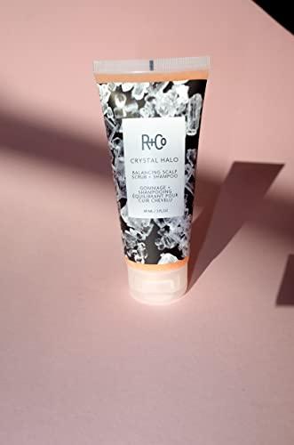 R+Co R+Co Crystal Halo Balancing Scalp Scrub + Shampoo | Purifies + Cleanses + Balances | Vegan + Cruelty-Free | 3 Oz