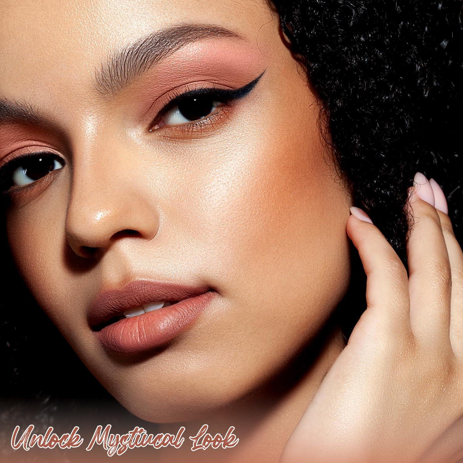 Profusion Cosmetics Profusion Cosmetics Nude Bliss 21 Shade Eyeshadow Palette and Pro Series Brush, Unleash Creativity and Get Glam With Richly Pigmented Eyeshadow, Luxurious and Versatile Makeup Kit for Stunning Looks