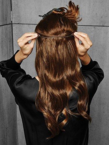 Hairdo Maxwigs 18" Wavy Extensions Color R25 GINGER BLONDE - Hairdo Wigs 3 Piece Kit Clip In Tru2Life Heat Friendly Beach Waves Women's Synthetic Added Length Bundle with MaxWigs Hairloss Booklet