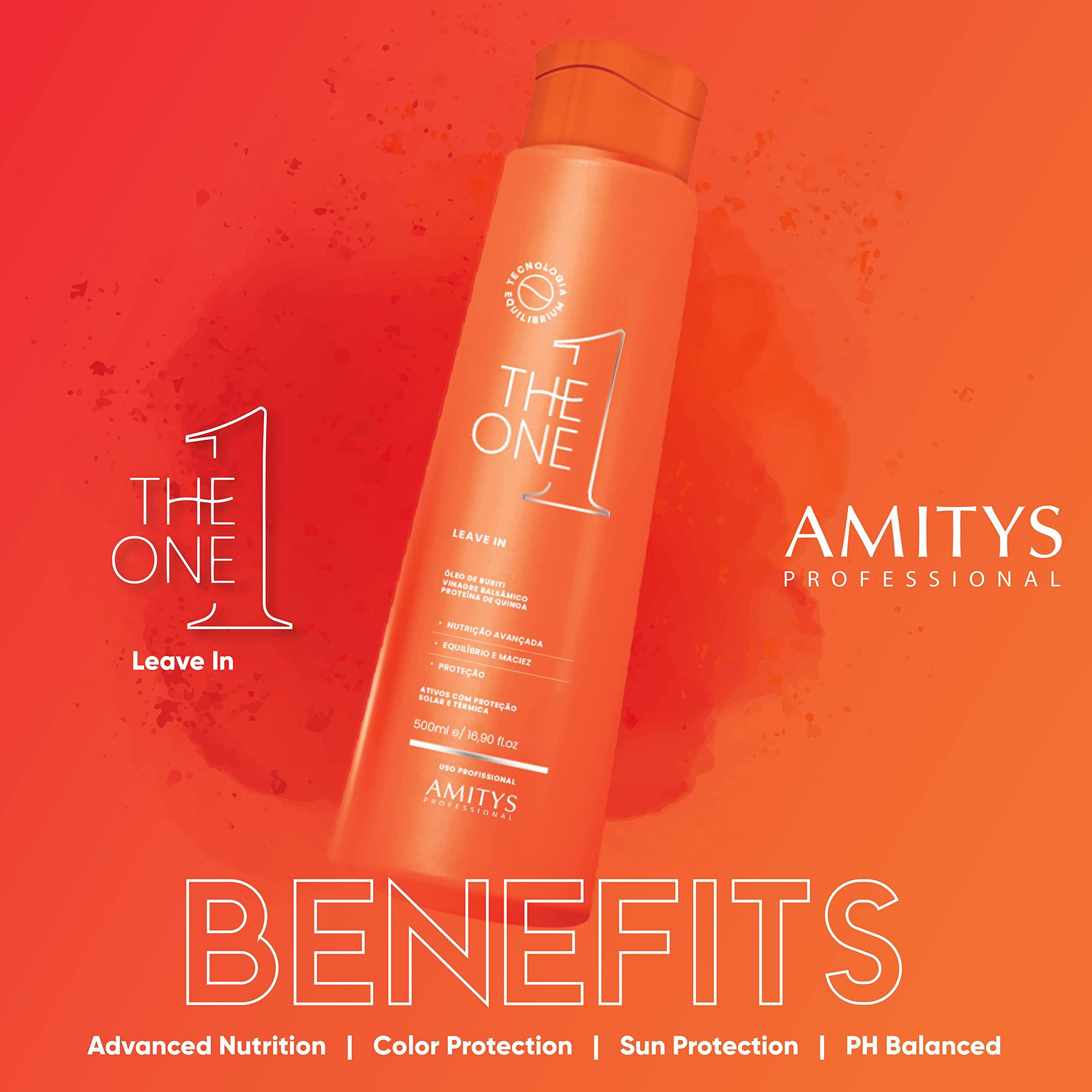 Amitys Professional Amitys The One Leave-In 500ml, Buriti Oil, Quinoa Protein, Balsamic vinegar. Damage Repair, Capillary Strengthening , Amino Acid Reposition