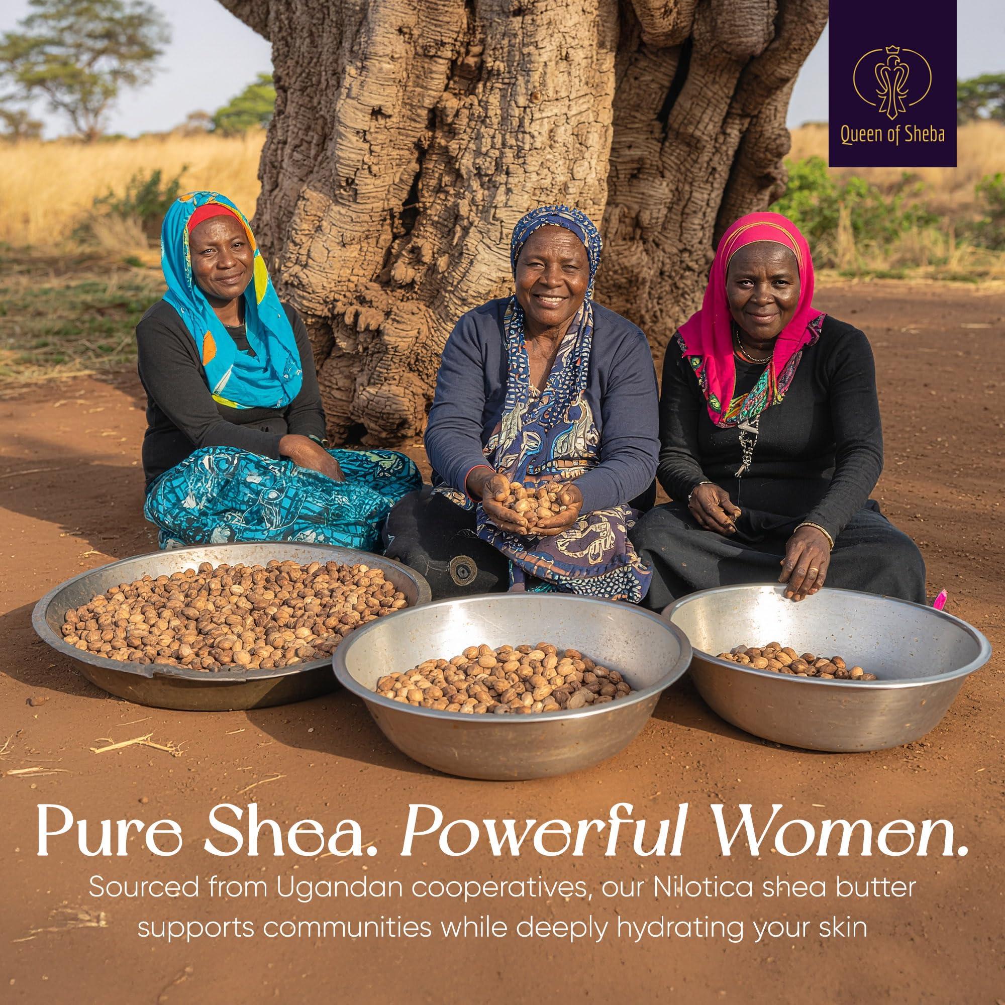 Queen of Shea Queen of Shea East African Nilotica Shea Butter (2 oz, Japanese Cherry Blossom)