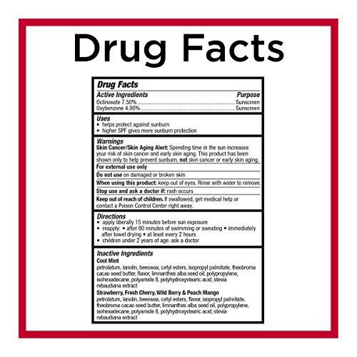 Carmex Carmex Daily Care Minis Moisturizing Lip Balm Tubes with SPF 15, Strawberry, Cool Mint, Wild Berry, Peach Mango and Fresh Cherry Lip Balm Pack - 0.18 OZ Each, 5 Count