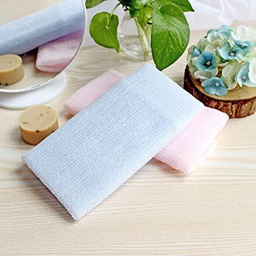 YAYA2021-SHOP Exfoliating Washcloths Exfoliating Shower Towel Body Scrubber Shower Towels Nylon Exfoliating Washcloth for Effective Exfoliation, Rinses Clean, Lightweight (Blue) Exfoliating Towel for Body