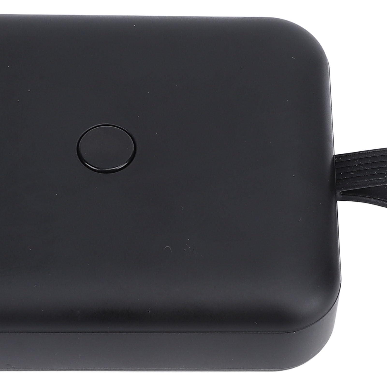 VBESTLIFE LED Hair Extension Lamp, 18W Light Extensions Kit, Rechargeable Portable Extension Lamp, with 6Pcs 405nm LED Beads, for Home Salon Fast Curing Wig (Black)