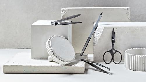 ZWILLING ZWILLING Beauty TWINOX Nail Scissors and Cuticle Scissors, 2-in-1 Scissors for Precise Cutting, Durable Stainless Steel Manicure Scissors, Matte Black, Premium Nail Care, 90 mm