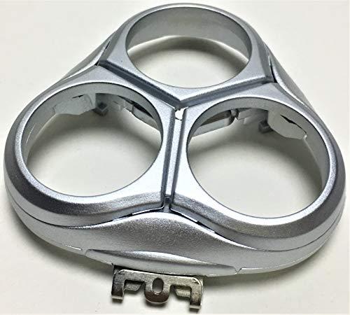 Norelco SmartTouch-XL HQ9100 Shaver Razor Head Holder Cover & Frame Plate For Philips Norelco SmartTouch-XL HQ9100 HQ 9100XL 9100XLCC HQ9140 HQ 9140XL 9140XLCC HQ9150 HQ 9150XL 9150XLCC HQ9160 HQ 9160XL 9160XLCC Beard Silver