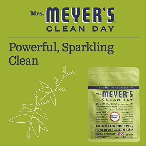 MRS. MEYER\'S CLEAN DAY MRS. MEYER\'S CLEAN DAY Automatic Dishwasher Pods, Lemon Verbena, 20 Count