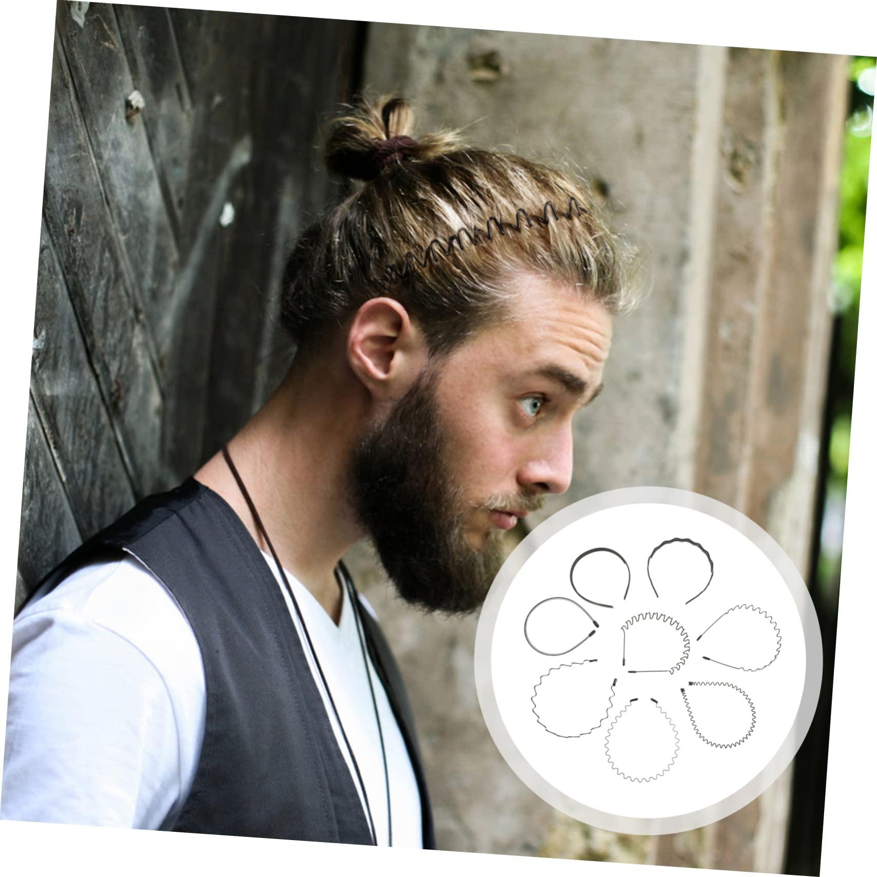 FOMIYES FOMIYES 16 Pcs Men\'s Headband Hair Bands Metal Hairbands Fashion Headbands Hairbands for Man Hair Accessories Wave Headbands Male Head Bands Headbands for Men Metal Headdress Men Headbands