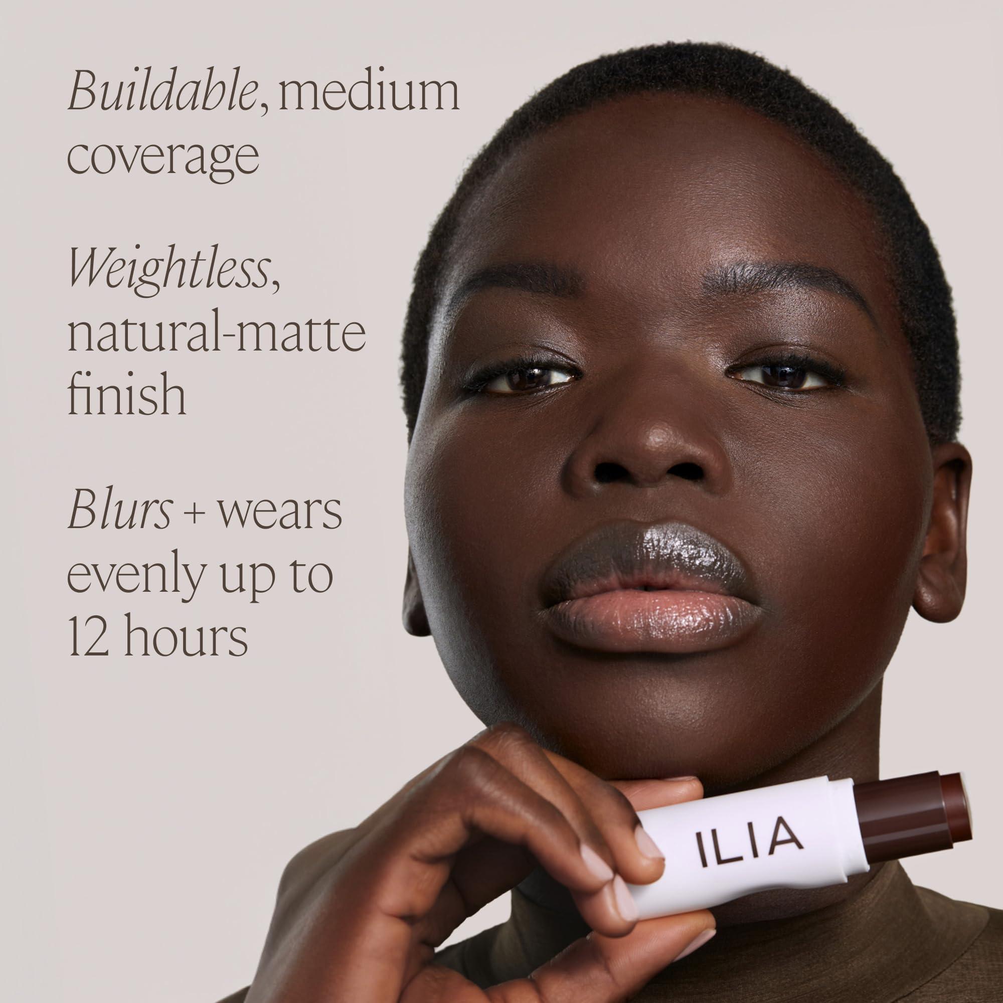 ILIA ILIA - Skin Rewind Complexion Stick - Foundation + Concealer + Skincare | Non-Toxic, Vegan, Cruelty-Free, Clean Makeup (7W - Poplar, 0.35 oz | 10 g)