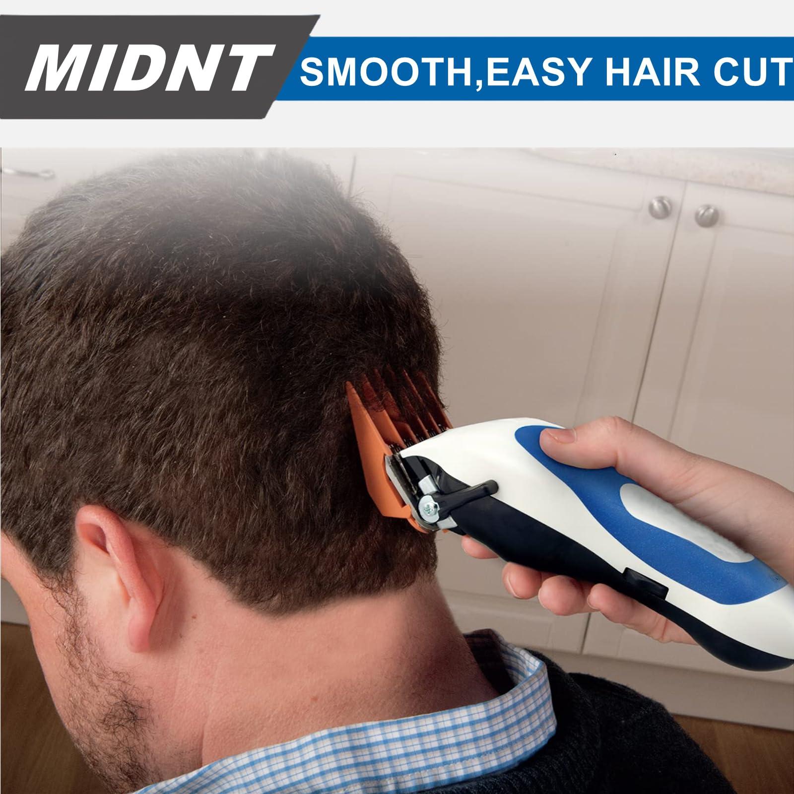 Midnt Blades for Wahl Precision Replacement Blades Compatible with Wahl MC3 Replacement Blades,2 Hole Clipper Blade Compatible with Wahl Clipper Blades Replacement,with 2 Pairs Screws.