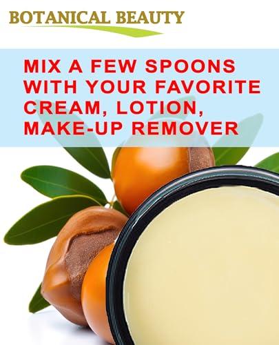 Botanical Beauty Botanical Beauty\' ANDIROBA OIL BUTTER RAW Pure Natural VIRGIN UNREFINED Cold-Pressed 8 Fl oz 240 ml for Face, Skin, Body, Hair, Lip, Nails. Rich in Vitamin E, Vitamin C