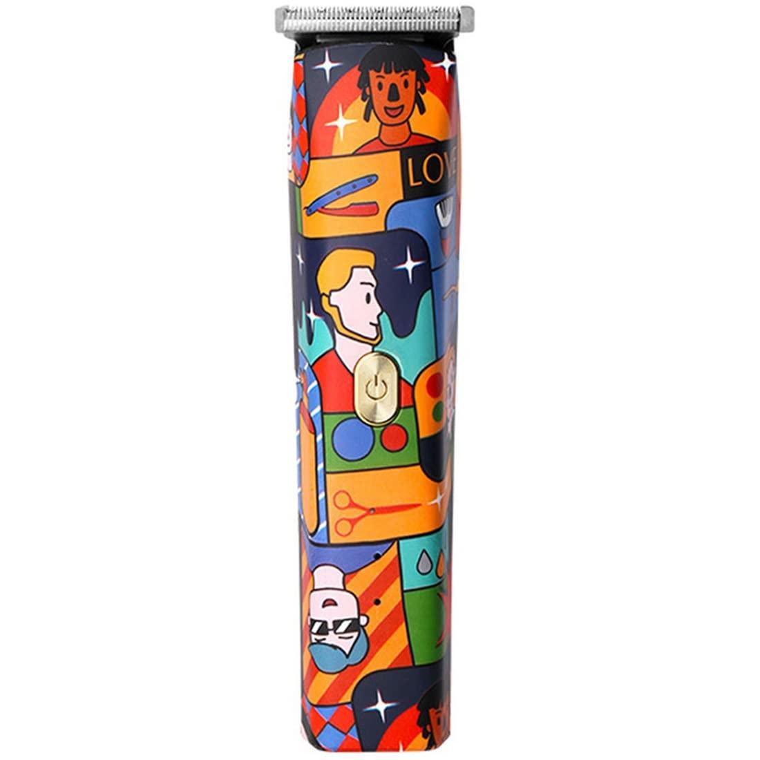 OPLLER OPLLER Hair Clippers,Beard Trimmer for Men, Cordless Graffiti Trimmer Men Zero Gapped Professional Hair Clipper Scrawl Finish Hair Cutting Machine