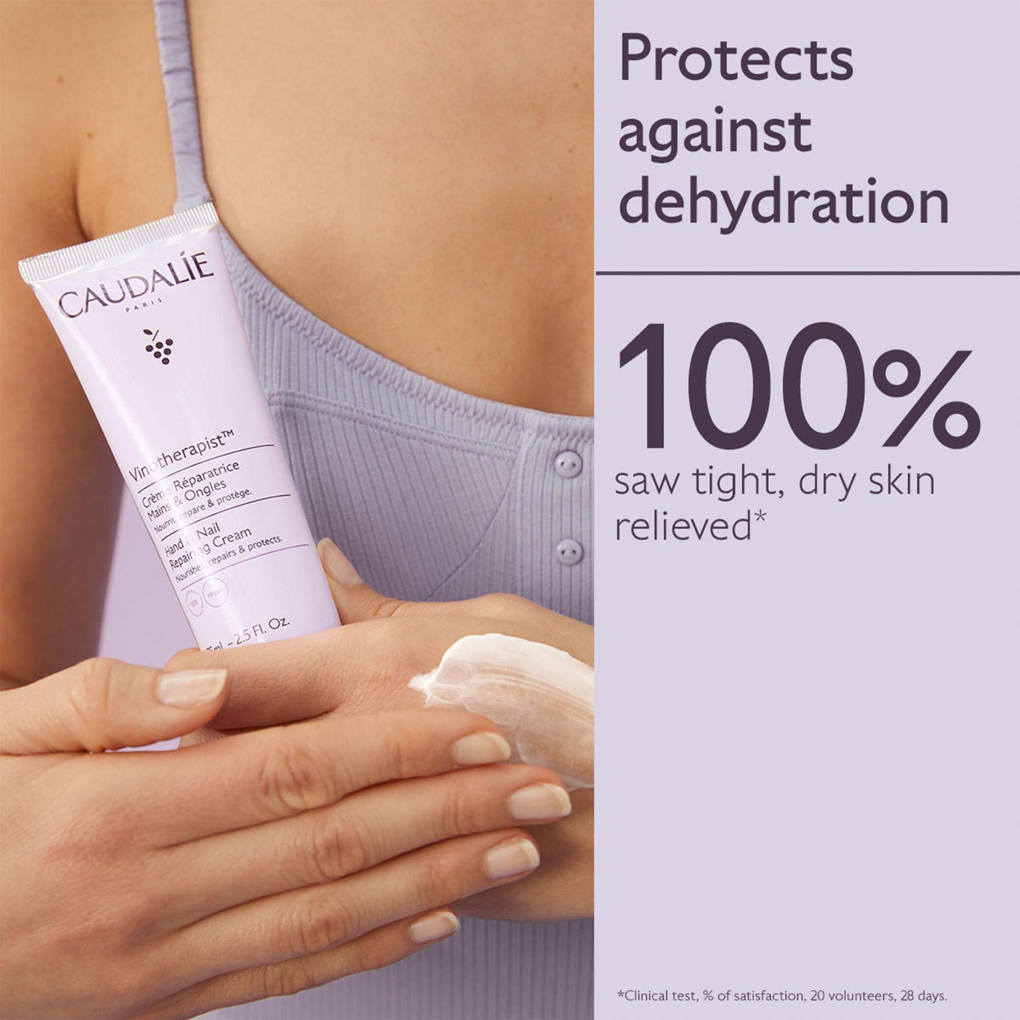 Caudalie Caudalie Vinotherapist Hand and Nail Cream with Shea Butter and Grapeseed Oil, Vegan and Dermatologically Tested, 75 mL