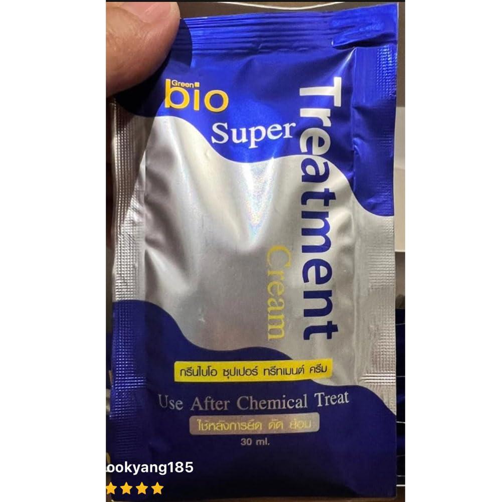 Green Bio Green Bio super treatment 1 box, 24 sachets.Helps adjust hair condition after stretching, dyeing