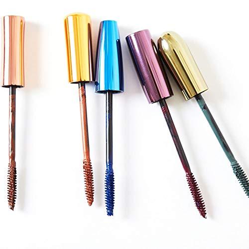 BeautyMALL UZU FLOW FUSHI Colorful Mascara Black/Brown/Clear/Purple/Navy/Copper/Burgundy Long Volume Water Proof Mascara Makeup Voluminous Volume Curling Mascara (Clear)