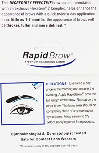 RapidBrow RAPIDBROW Eyebrow Enhancing Serum, 3ml /0.1 Fluid Ounce clear