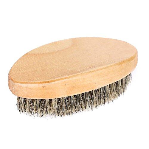 Semme Semme Beard Brush and Comb Set, Boar Bristle Beard Brush and Handmade Wooden Comb Mustache Shaving Cleaning Grooming Kit for Men