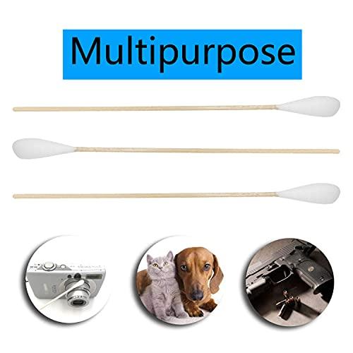 Quanzhou Chenchenchen E-Commerce Co.,Ltd 6 Inch Long Cotton Swabs (Large Size) 400pcs for Pets, Gun Cleaning or Makeup