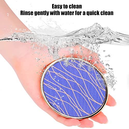 TITA-DONG Mild Crystal Hair Eraser for Women Men, Nano Skin Epilator Exfoliator for Legs Arms Joint Back, Manual Physical Hair Remover Tool, Reusable Painless Hair Eraser for Whole Body(Blue)