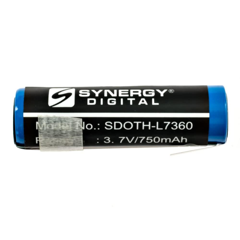 Synergy Digital Synergy Digital Shaver Batteries, Compatible with Philips 036-11290, 4222-036-06410, 4222-036-11290 Shaver Batteries (Li-Ion, 3.7V, 750 mAh), Set of 2
