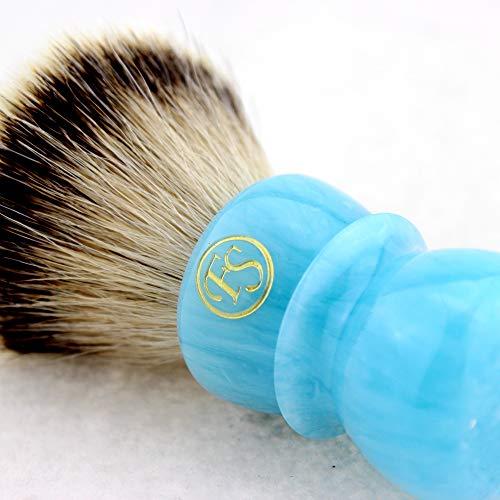 Frank FS shaving Frank FS shaving Brushes for Men,Silvertip Badger Hair Shave Brushes, Salon Tool Gift for Father Husband(knot size 24mm)