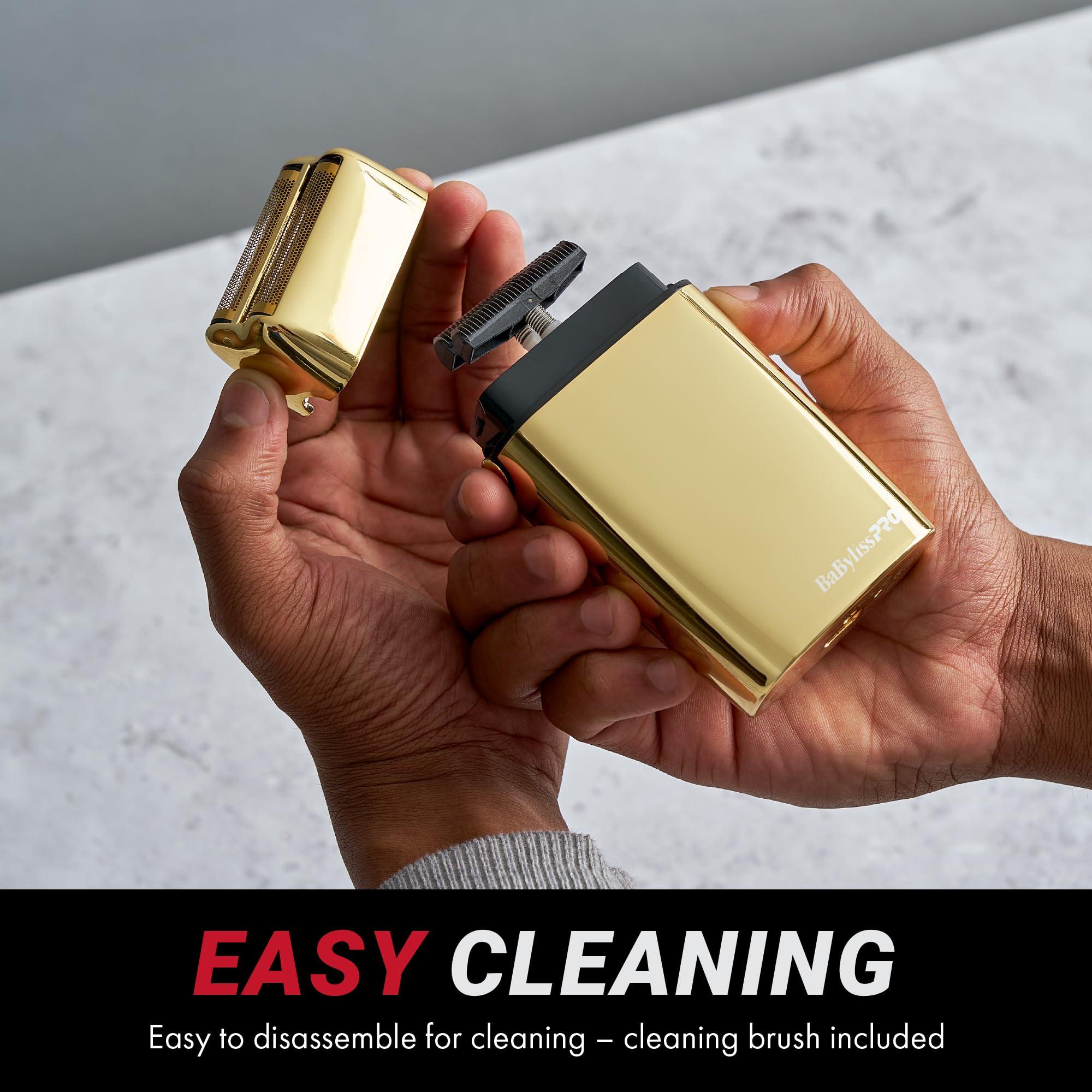 BaBylissPRO BaBylissPRO Barberology Double Foil Shaver, FXFS2 SILVERFX Professional Electric Shaver