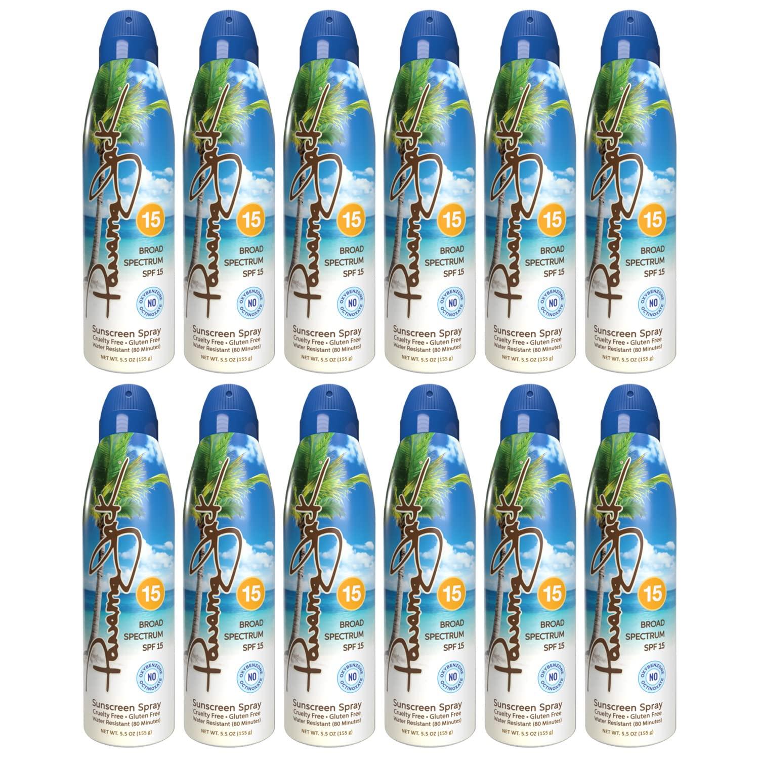 Panama Jack Panama Jack Continuous Spray Sunscreen, SPF 15, 5.5 Ounce