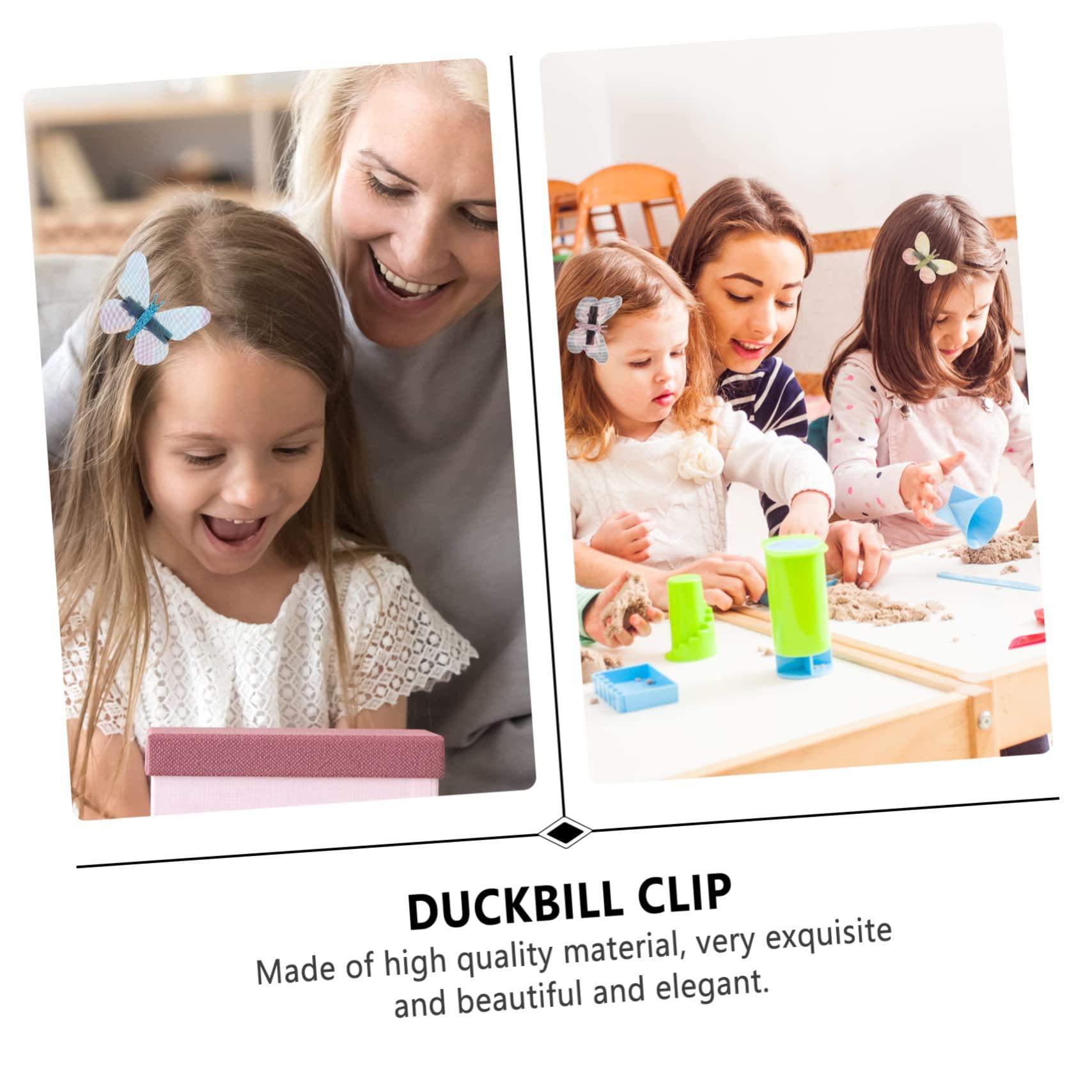 Beavorty Beavorty 12pcs butterfly hair clip girls bobby xmas headband girls hair accessories butterfly hair barrettes butterfly barrettes butterfly clip bride butterfly net fabric flash