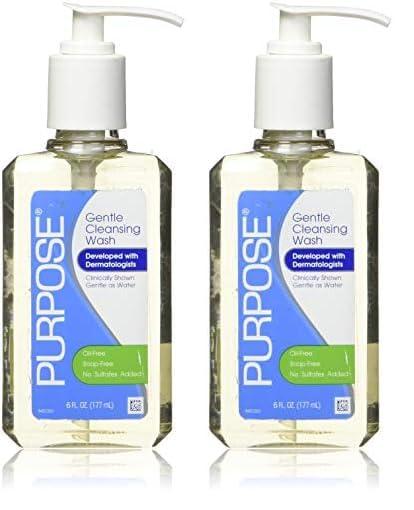 PURPOSE Purpose Gentle Cleansing Wash, 6 fl oz Each (Pack of 2)