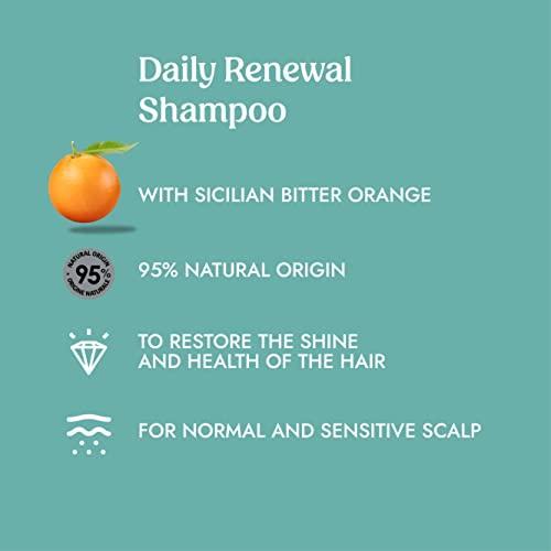 ITÍNERA ITNERA Itinera Daily Renewal Shampoo with Sicilian Bitter Orange (12.51 fl oz) - for Vibrant and Healthy Hair - Vegan Friendly - 95% Natural Origin Ingredients