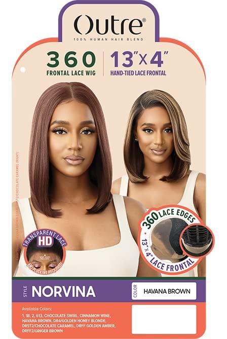 Outre Outre Human Hair Blend 360 Frontal Lace Wig 13x4 Hand Tied NORVINA (1)