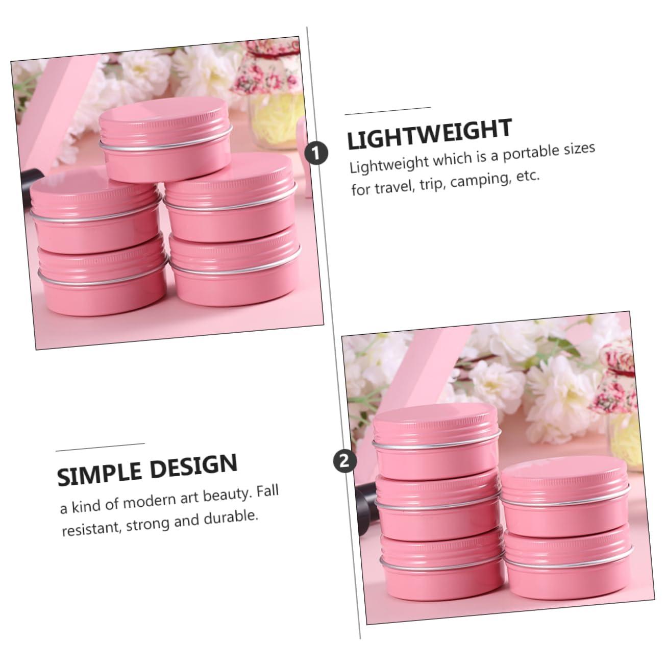 NOLITOY NOLITOY 20Pcs 50ml Makeup Cream Pots Travel Cosmetic Containers for Lotion and Sample Cream Versatile Jars for Jewelry and Earrings Storage