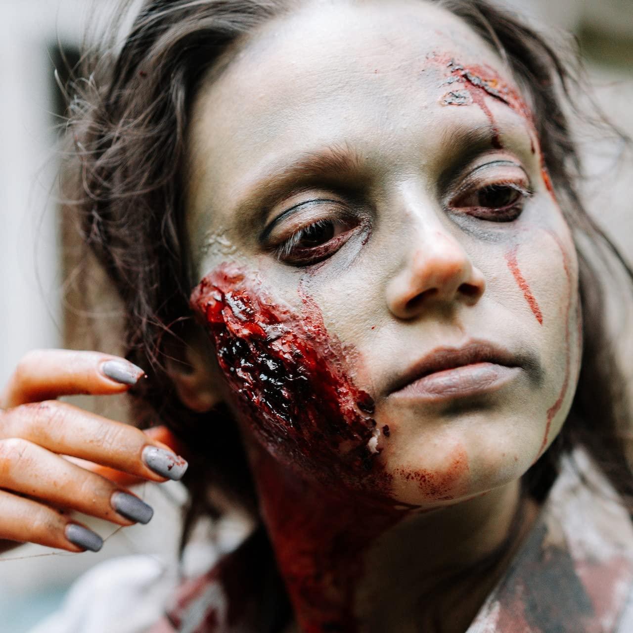 COKOHAPPY COKOHAPPY Halloween SFX Makeup Kit - 3 Ways Create Special Effect Stage THEATRICAL MAKEUP KIT for professional Body & Face Paint