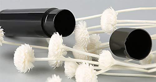 BesYouSel BesYouSel 50Pcs 5ml/5g Empty Plastic Lipstick Tubes, Lip Balm Containers Rotating Type Plastic Refill Lip Balm Tube with Cap,Black