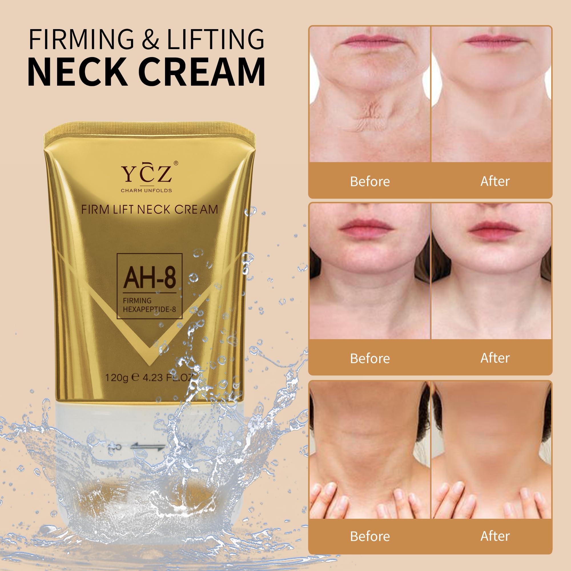 Ycz Ycz AH-8 Firming Neck Cream for Crepey Skin Body Care Comfort, Contains Hexapeptide, Moisturizing, Tightening Lotions Cosmetic Skin Care Skin Repair(Pack of 2)