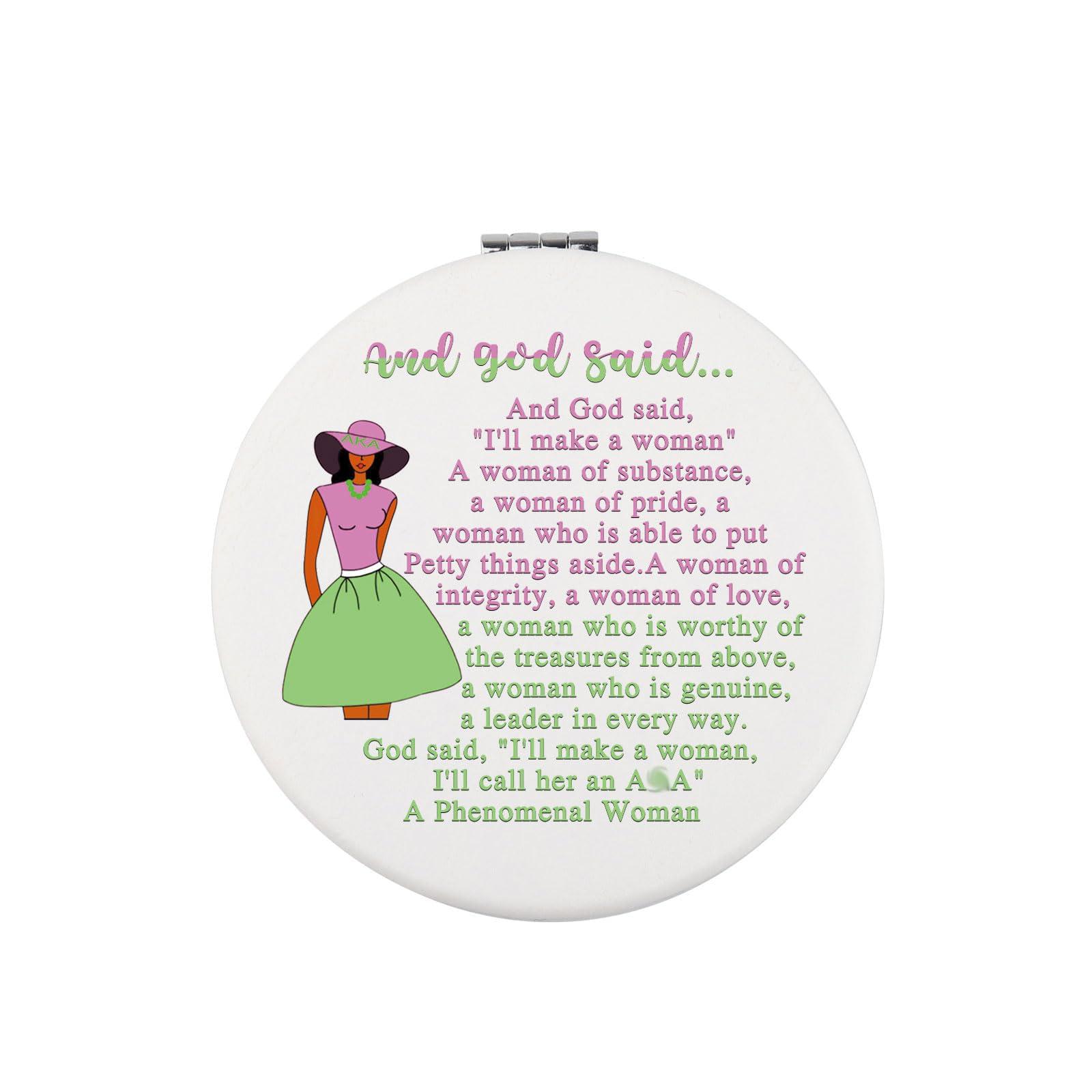 Zuo Bao Zuo Bao Sorority Gift Mirror Pretty Girl Gifts Paraphernalia Charm Pearl Gift for Women (and God Said)
