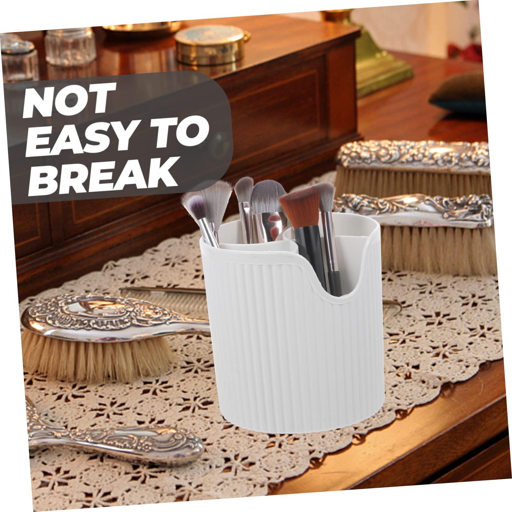 Mikinona Mikinona Makeup Brush Storage Organizer Holder for Desk PP Material Brush Holder Organizer Smooth Surface for Safe Use