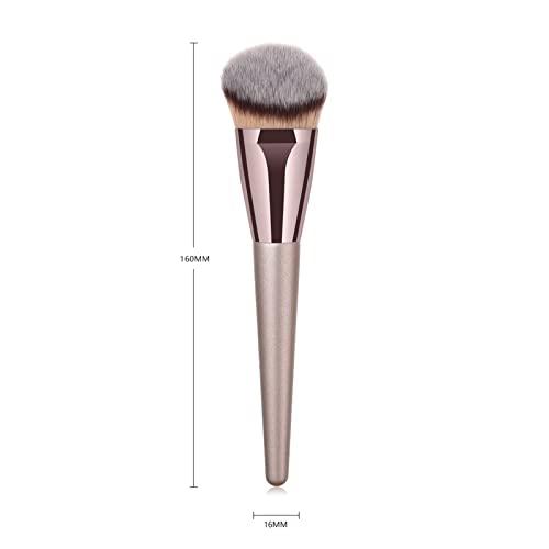 Acivin Professional Angled Foundation Brush Premium Synthetic Kabuki Makeup Brush Bronzer Contour Brush Cosmetic Applicator for Blending Liquid Powder BB Cream Vegan Brochas de Maquillaje