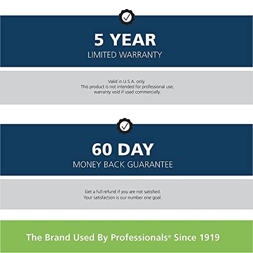 Wahl Wahl USA Stainless Steel Lithium-Ion Cordless Beard Trimmer for Men - Rechargeable All in One Men's Beard Trimmer with Rotary Ear & Nose Trimmer, & Detail Trimmer - Model 9818A