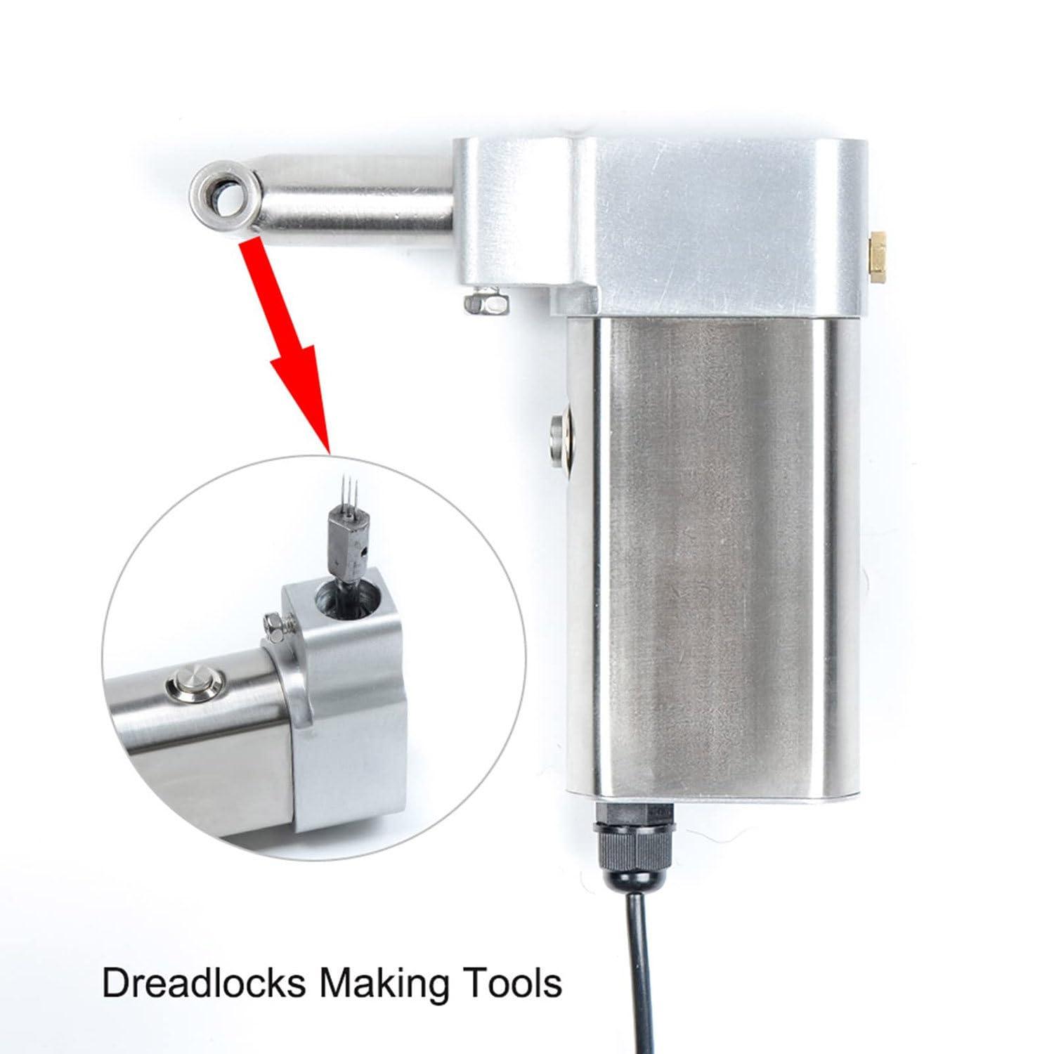 DAZULI DAZULI Dreadlocks Machine,Dreadlock Machine Kit for Locs Electric Instant Portable Dreadlocks Machine loc Machine Dreadlock Maker Can Be Directly Work on Head or Braiding Synthetic Hair,8mm