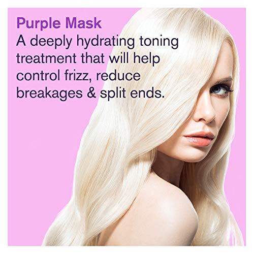 BOLD UNIQ Bold Uniq Purple Hair Mask & Moisturizing Shampoo & Conditioner Bundle. Remove Brassy Yellow tones from Blonde, Platinum & Silver/Gray Hair. Adds Moisture & Shine. Paraben & Sulfate Free.