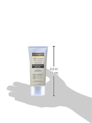 Neutrogena Neutrogena Ultra Sheer Dry-Touch Water Resistant and Non-Greasy Sunscreen Lotion with Broad Spectrum SPF 100+, 3 fl. oz