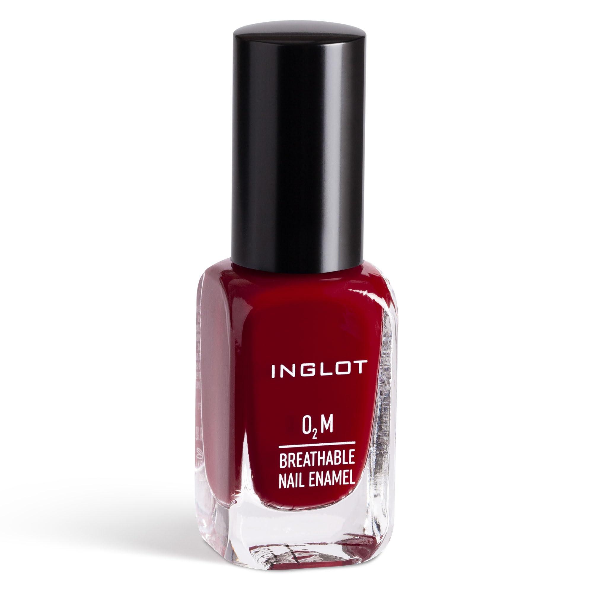 Inglot Inglot team up with lipstick matte & O2M breathable nail enamel makeup set (405/652)